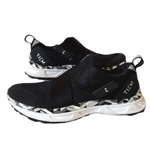 TIEM Slipstream Cycling Shoe Womens Size 6 - Black Geometric * EUC